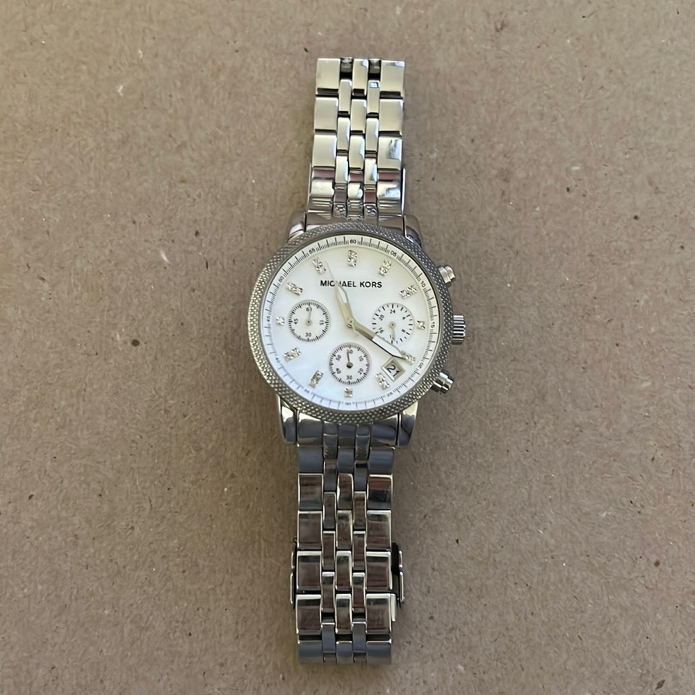Michael Kors Women's Ritz Silver-Tone Watch MK5020